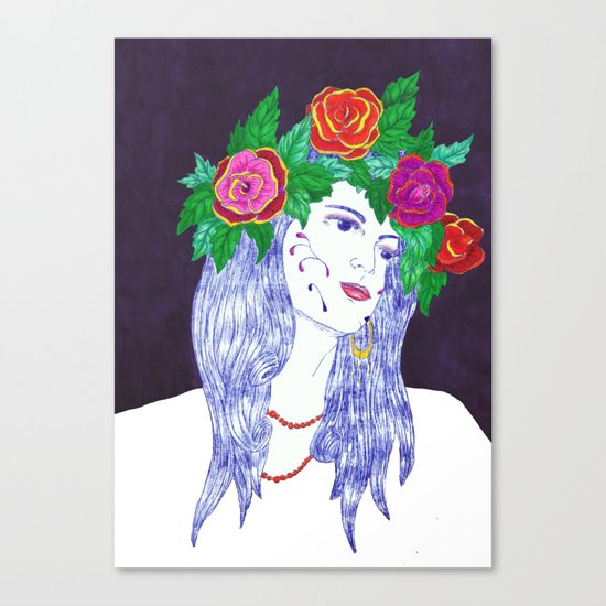 Girl in Dream Canvas Print