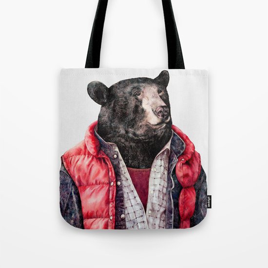 Black Bear Tote Bag