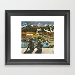 Aspen Sun Framed Art Print