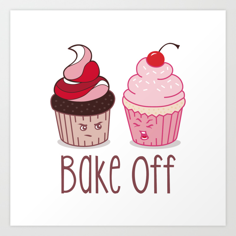 Bake Off Cupcake Wars Art Print By Thedisjointed Society6 Affordable and search from millions of royalty free images, photos and vectors. bake off cupcake wars art print by thedisjointed