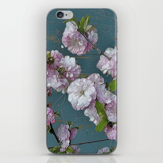 Vintage Pink Blossoms iPhone & iPod Skin