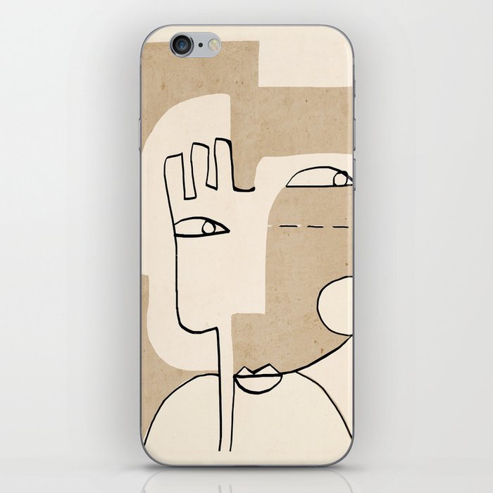 Abstract Face 55/3 iPhone Skin