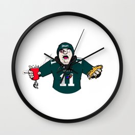 Dat Philly Jawn Wall Clock | Eagle, Philly, Nfc, Southphilly, Champions, Philadelphia, Digital, Graphicdesign, Football, Gobirds 