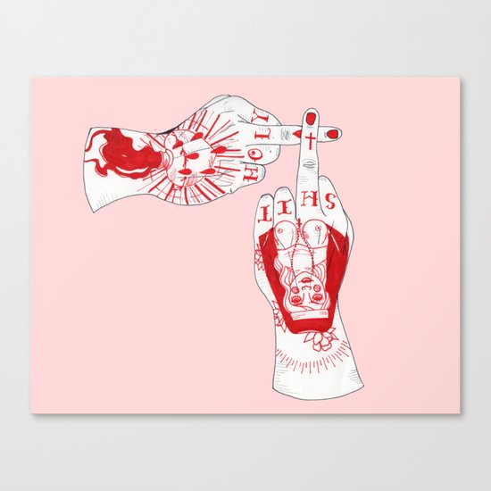 Holy Sh*& Canvas Print
