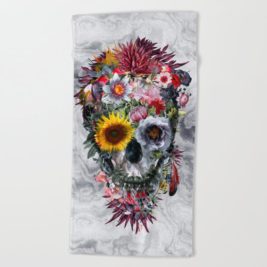 Voodoo Skull Beach Towel