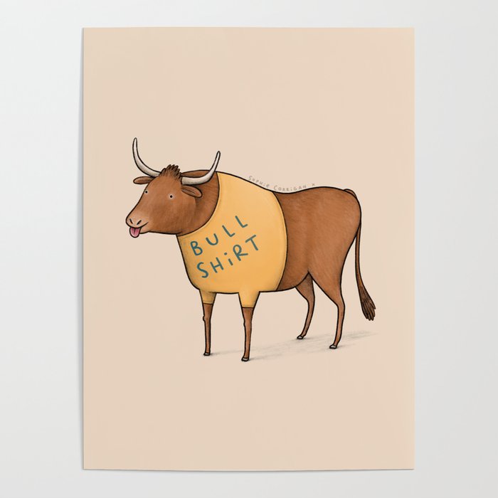 Bull Shirt Poster