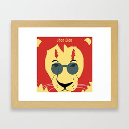 Jhon Lion Framed Art Print