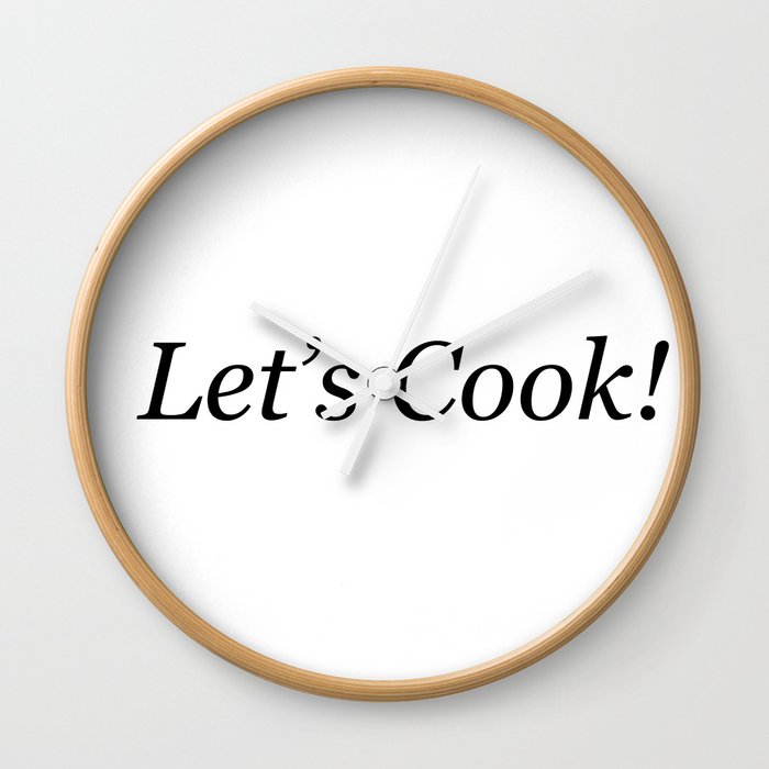 Let S Cook Black On White Horizontal Kitchen Art Apparel And