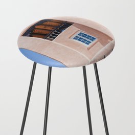 Sante Fe Adobe Architecture Photography Counter Stool