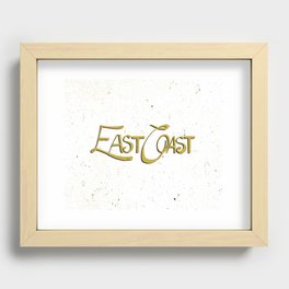 East Coast Recessed Framed Print