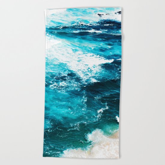 Sea Foam #society6 #decor #buyart Beach Towel
