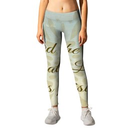 Blessed is She - Luke 1:45  Scripture Leggings | Christian, Nuetral, Digital, Lord, Blessed, Abstract, Other, Women, Bible, Scripture 