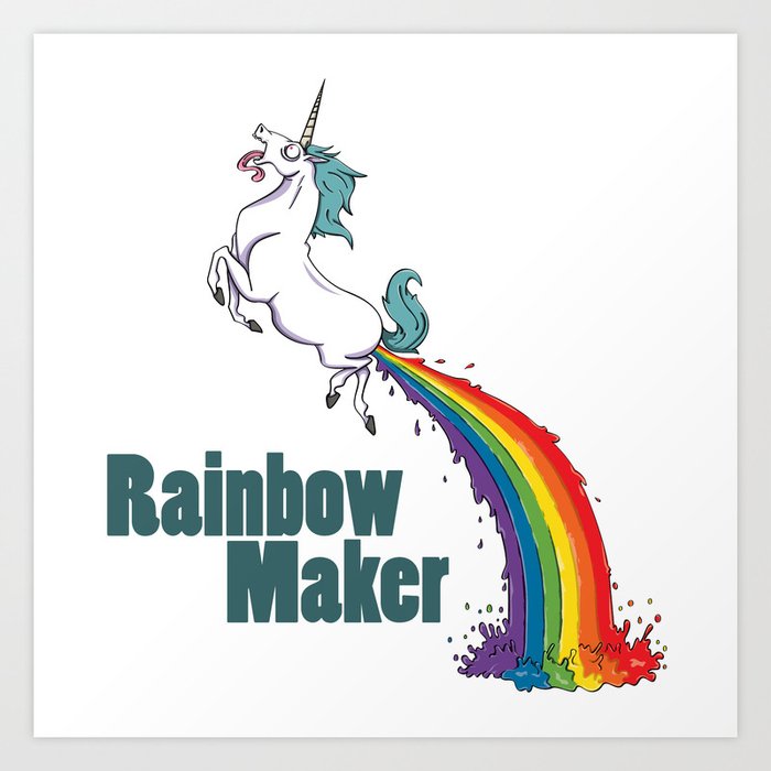 Rainbow Maker Art Print