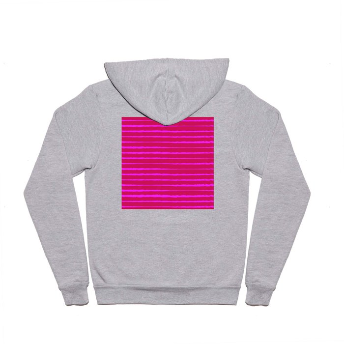 Abstract Zebra — Pink Hoody