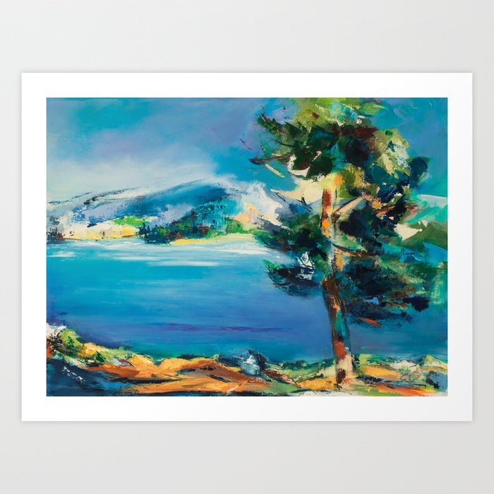 By the Lake Art Print