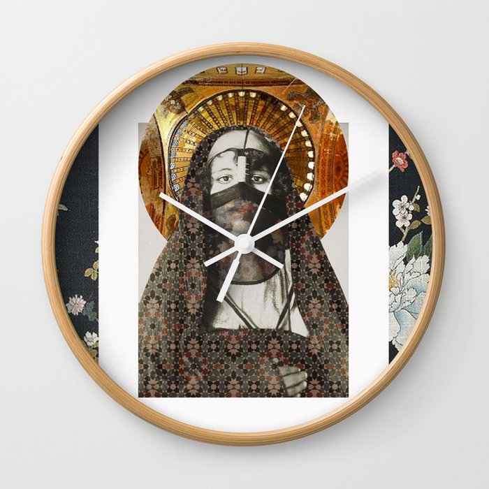 North African Woman Wall Clock