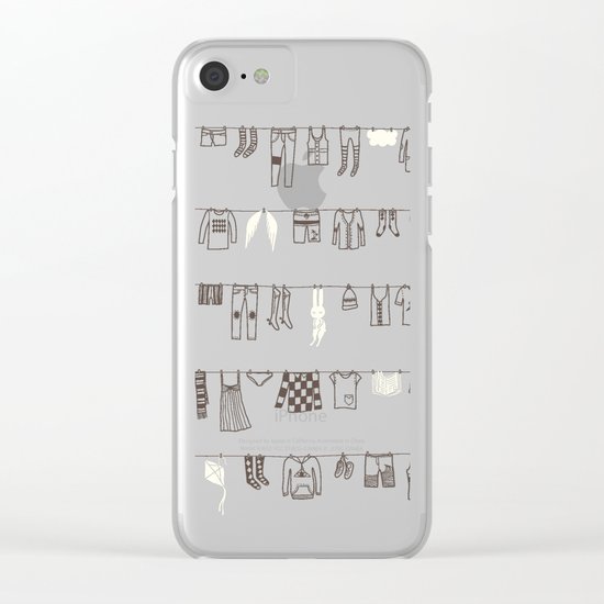 One Fine Day Clear iPhone Case