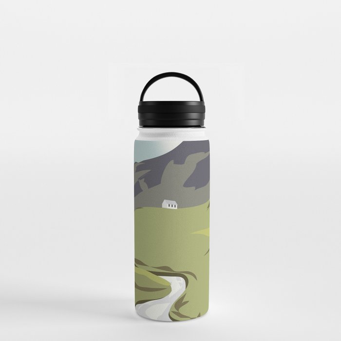 Llama in the Mountains of Peru Water Bottle