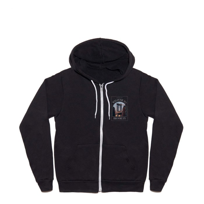 Brooklyn zip online up hoodie