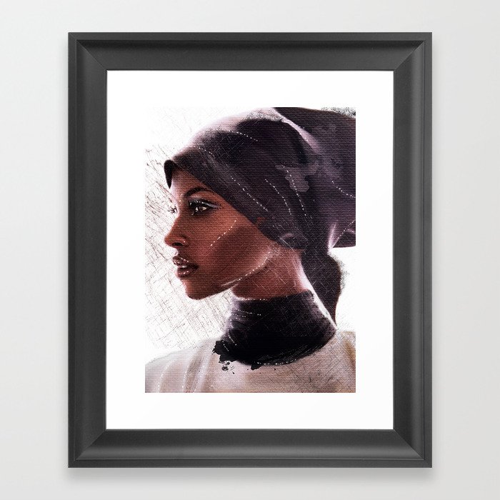 Jasmine Warsame Framed Art Print