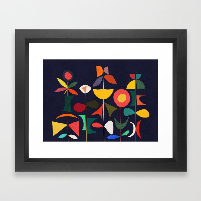 Klee's Garden Framed Art Print