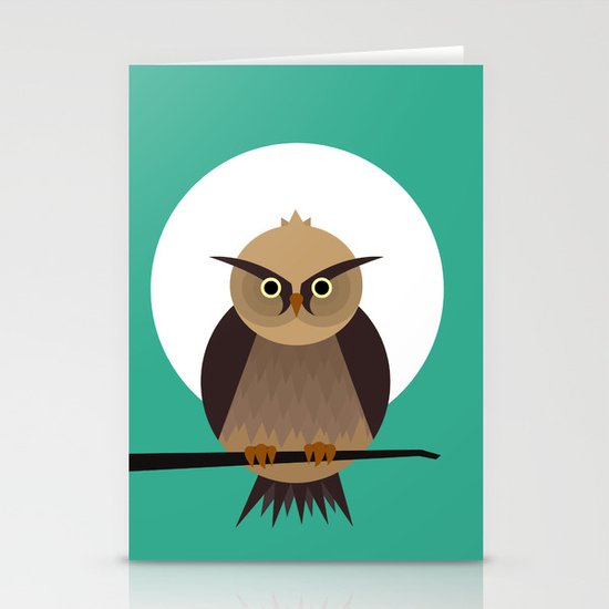 Owl Stationery Cards
