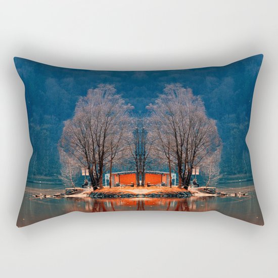 Gone fishing | waterscape photography Rectangular Pillow