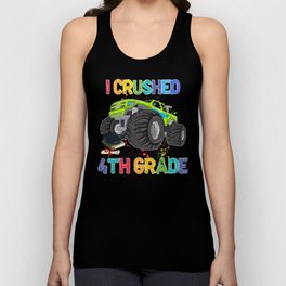 I crushed 4th grade back to school truck Unisex Tank Top