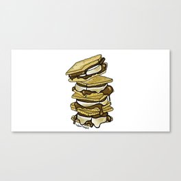 Stack of S'mores Canvas Print