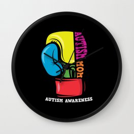 Strong Autism Mom Autism Awareness Wall Clock