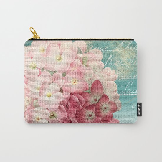 Vintage flowers #12 Carry-All Pouch