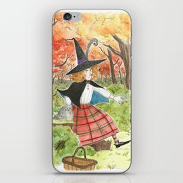 Amelia, the witch. iPhone Skin