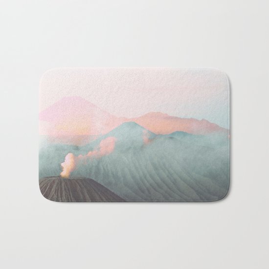 Pastel Volcano Bath Mat