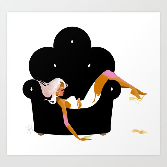 Lonesome Valentine Art Print
