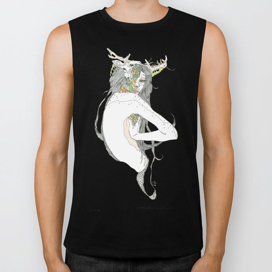 colour blind II Biker Tank