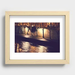 River Seine Recessed Framed Print