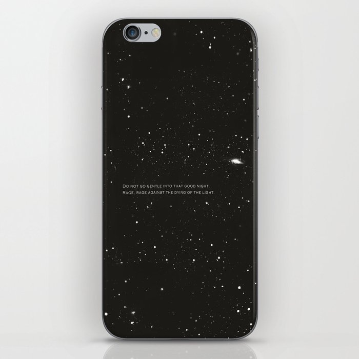 Do not go gentle into that good night.... iPhone Skin