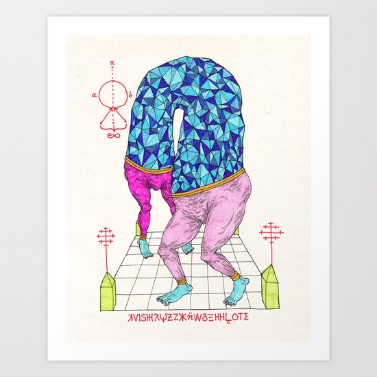 Bridging the homunculitic gap Art Print