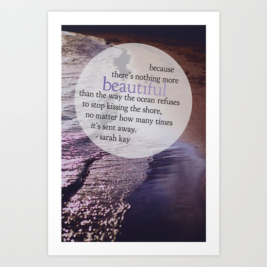 the ocean. Art Print