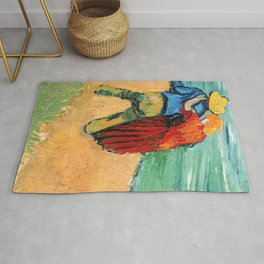 Vincent van Gogh - Two Lovers Area & Throw Rug