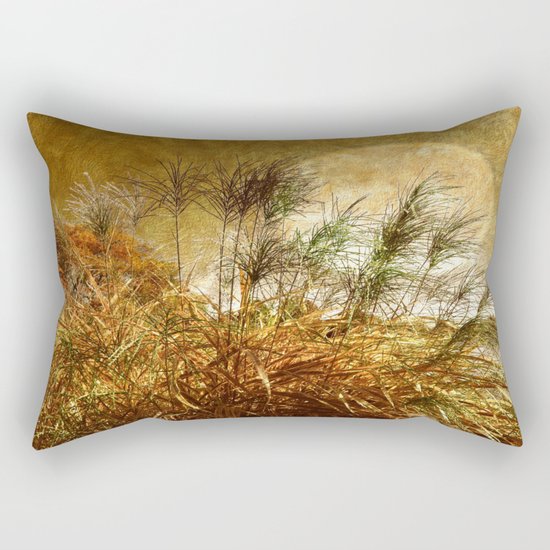 Golden Sunset Rectangular Pillow