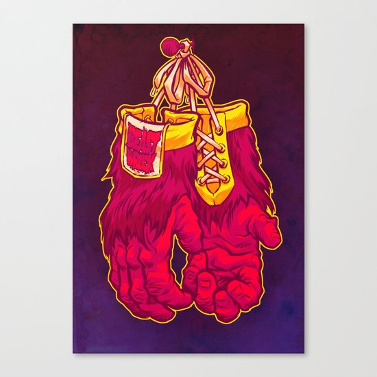 GORILLA GLOVES Canvas Print