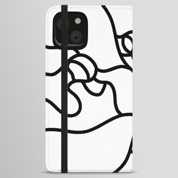 Spatial Concept 91. Minimal Art. iPhone Wallet Case