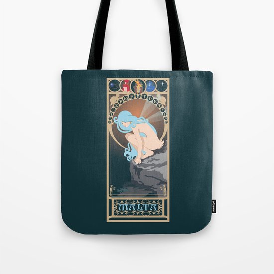 Malta Nouveau - Sea Prince and the Fire Child Tote Bag