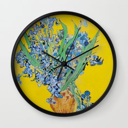 Irises Wall Clock
