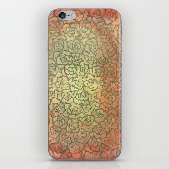 roses pattern iPhone & iPod Skin