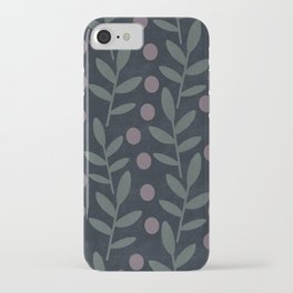 Midnight Leaves iPhone Case