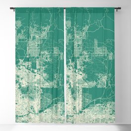 Scottsdale, Arizona - Artistic City Map - USA - Minimal Aesthetic Blackout Curtain