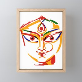 Durga Hindu goddess Framed Mini Art Print