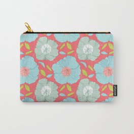 Anemones Blue&Red Carry-All Pouch
